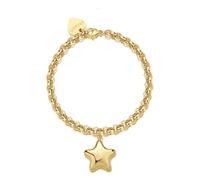 Bracciale Donna Sagapo Stellar Acciaio Catena Cuore o Stella Argento Dorato