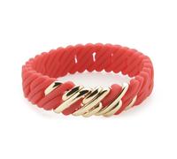 Bracciale Donna TheRubz 02-100-418 Rosso Silicone Acciaio inossidabile Dorato