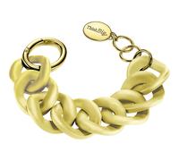 Bracciale Donna THINK BIG POSH NAVY TBJ0009 Silicone Beige Colorato Dorato