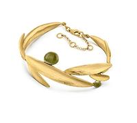 BRACCIALE DORATO OLIVIA | Disegnato da Clara Niubò | Collezione Olivia | Bracciale in metallo placcato oro 24K | d'oro