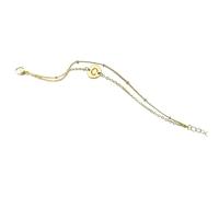 Bracciale elastico Bracciale Gioielli Braccialetti per ragazze donne trendy Dainty Gold/Silver Plated Layered Beaded Inizial Bracciale Disc Monogram Braccialetti per donne ragazze in acciaio Colori Mm