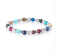 Bracciale Elastico GERBA SHINE 444 con Pietre Naturali e Argento 925