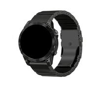 Bracciale elastico in titanio Quick Fit da 22mm 26mm for Garmin Fenix 8 7X 7 6X 6 Pro 5X 5 Plus Instinct Tactix7pro cinturino in metallo accessori(Black+Black,26mm)