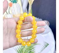 Bracciale Elastico per Tallone di Giada per Donne Uomini - 8mm Imitazione Doni di gembo di gemella per la Festa della Mamma (Colore: Verde)