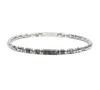 Bracciale elementi in pietra ed elementi in ematite catena marine