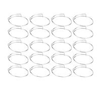 Bracciale En Acier Inoxydable, 20 Pezzi, Bracciale En Fil Extensible, Bracciale En Argent Fait à La Main Pour La Fabrication De Bijoux