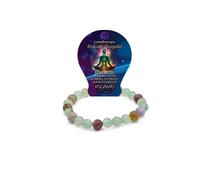 Bracciale energetico VOGANTO in pietra vera IN FLUORITE mm 8 braccialetto perle