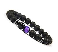 Bracciale equilibrio UEUC Chakra Yoga realizzato con bracciale in ematite per uomo e donna