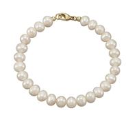 Bracciale Fascination by Ellen K. in oro giallo 375/- perle d'acqua dolce 7-7...