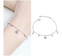 Bracciale femminile sterling in argento zucca di zucca bracciale confessione bracciale confessione per la fidanzata/lunghezza regolabile (due colori possono essere scelti) gioielli bracciale (colore: