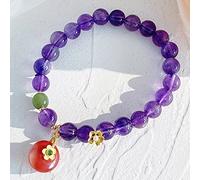 Bracciale Fend Feng Shui Bracciale Ametista Hetian Jade Yanyuan Bracciale Agata Buona Fortuna per Le Donne Braccialetti per la ricchezza Guargono Il Talismano malvagio per la prosperità Money 2025