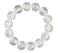 Bracciale Feng Shui Bracciale al Quarzo Trasparente Bracciale con Pietre Preziose Naturali Bracciale con Cristalli Chakra Bracciale Reiki NStones Bracciale Elastico con Perline Ricchezza Amuleto