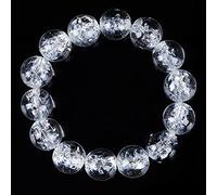 Bracciale Feng Shui Bracciale al Quarzo Trasparente Bracciale con Pietre preziose Naturali Bracciale con Cristalli Chakra Bracciale Reiki NStones Bracciale Elastico con Perline Bracciale amuleto