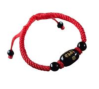 Bracciale Feng Shui, Bracciale di ricchezza Feng Shui Bracciale Rosso Bracciale Agata Bracciale Rosso Bracciale Rosso Bracciale Fortunato Bracciale Buddista Regolabile Attrazione Fatta per la