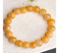 Bracciale Feng Shui Bracciale Huanglong Bracciale intagliato perle di loto intagliato Bracciale gialla gialla per le donne Amulet Amulet Natural Gemstone Talisman attira la prosperità di denaro Buona