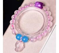 Bracciale Feng Shui Bracciale Quarzo Rosa Ciondolo Bracciale Pietra Preziosa Naturale Bracciale Reiki Quarzo Amuleto d'Amore Bracciale Portafortuna Talismano Attira Relazioni Romantiche
