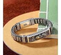 Bracciale Feng Shui Pi Yao girevole in stile cinese per uomo donna gioielli