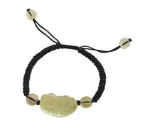 Bracciale Feng Shui PIXIU PERCHIO LUCKY BLACK OBSIDIAN CLEAD QUARTZE QUARTO ROSE QUARGHERE QUARTZE GIALLO BRACELLA DI QUARTZO PI YAO ATTENERE IL MONEGNO DI ricchezza per le donne, il quarzo Rose