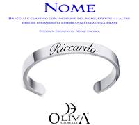 BRACCIALE FESTA DEL PAPA’ ACCIAIO “I LOVE DAD”INCISO O PERSONALIZZABILE