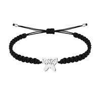 Bracciale Filo Destino con Simboli in Acciaio Inossidabile, amuleti di protezione e fortuna, Amuleti contro il malocchio - Bracciale Donna/Bracciale Uomo Regalo Originale, Talla única, Acciaio