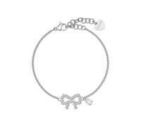 Bracciale Fiocco Sagapò Donna Acciaio Cristalli Regalo per Amica SWN13 S'agapo