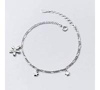Bracciale Fiorito a Cinque Petali S925, Bracciale S925 S925 a Cinque Punti Ladies