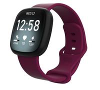 Bracciale Fitbit Versa 3/Fitbit Sense in silicone Bordeaux (S)