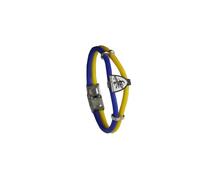 Bracciale Frosinone calcio silicone stemma in metallo con scatola