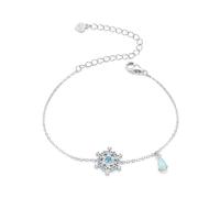 Bracciale Frost Flower, Bracciale in Argento Sterling 925 per le donne