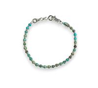 bracciale Gerba con chiusura a moschettone pietre dure 4 mm e argento