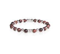 Bracciale Gerba Elastic Ariel 743 Uomo,occhio di tigre rosso