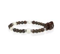 Bracciale Gerba WBROWN02 Uomo MARRONE/BIANCO