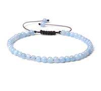 Bracciale Giada - Blu Chiaro