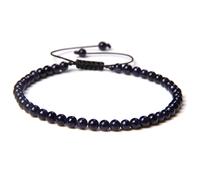 Bracciale Giada - Blu Scuro