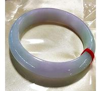 Bracciale Giada Giada in Stile Giada Giada Giada Classica, Braccialetto Giada Viola Verde Chiaro Viola Giada, Bracciale di Giada Cinese, con Scatola, 54-64 mm, 60mm