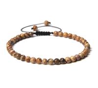 Bracciale Giada - Marrone