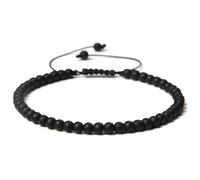 Bracciale Giada - Nero / Opaco