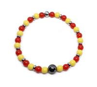 Bracciale Giallo e Rosso AS Roma US Lecce Benevento Catanzaro braccialetto uomo