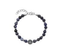 BRACCIALE GIGLIO E PIETRA NATURALE SODALITE BLU