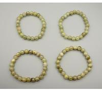 Bracciale Grossularia Verde Granato 8 MM Perle Circa 19 CM Prima Qualità Sfere