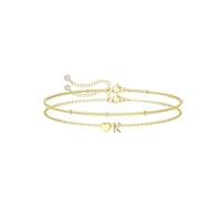 Bracciale in acciaio al quarzo naturale multipolso con lettera d'amore da spiaggia estiva per adolescenti, personalizzato con lettera di AZ, carino, alla moda, regalo rodonite bracciale scelta
