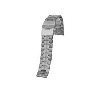 Bracciale in acciaio al titanio da 22mm adatto for Seiko No.5 Abalone Water Ghost/Breitling/Citizen/Huawei cinturino da uomo da cinturino for orologio da lavoro di lusso(Silver)