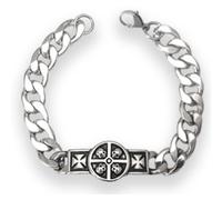Bracciale In acciaio inossidabile con teschio