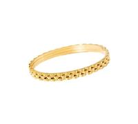Bracciale in acciaio inossidabile di fascia alta Femminile No Fading Fashion High End Versatile Pendolarismo Bracciale aperto TQk891, 6.5cm, Acciaio al titanio