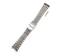 Bracciale in Acciaio Jubilee Orologio 22mm Compatibile con seiko SKX 007 k 009 j 011 Sport cinturino Aftermarket One More Strap silver lucido matt spazzolato