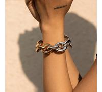 Bracciale In Acrilico CCB Punk Esagerato Grande Steampunk Cubano Gioielli Moda