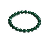 Bracciale in ambra baltica naturale con perline lisce e rotonde da 15 mm, elastico, lunghezza 7 pollici, gioiello in cristallo fatto a mano per uomo e donna, regalo |LK_1B_00165