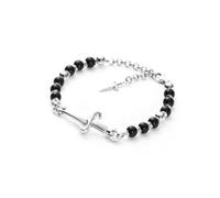 BRACCIALE IN ARGENTO 925 ROSARIO ONICE NERO