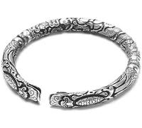 Bracciale in Argento, Braccialetto di Bracciale ad Argento Regolabile, Braccialetto in Argento per Donne, Signore 925 Bracciale Argento Bracciale Regolabile Bracciale Regolabile intagliatura