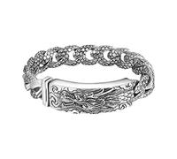 Bracciale in Argento, Braccialetto retrò, Braccialetti Braccialetti di Gioielli Donne Uomini Uomini Nuovi Braccialetti argriosi Fatti a Mano Bracciale Bracciale Bracciale Fashion retrò in Stile